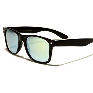 Classic Retro 80s 90s Indie Style Summer Fashion Green Mirrored Lens Sunglasses